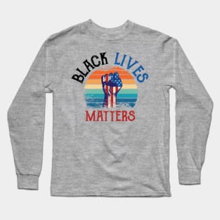 Black Lives Matter stop racism Long Sleeve T-Shirt